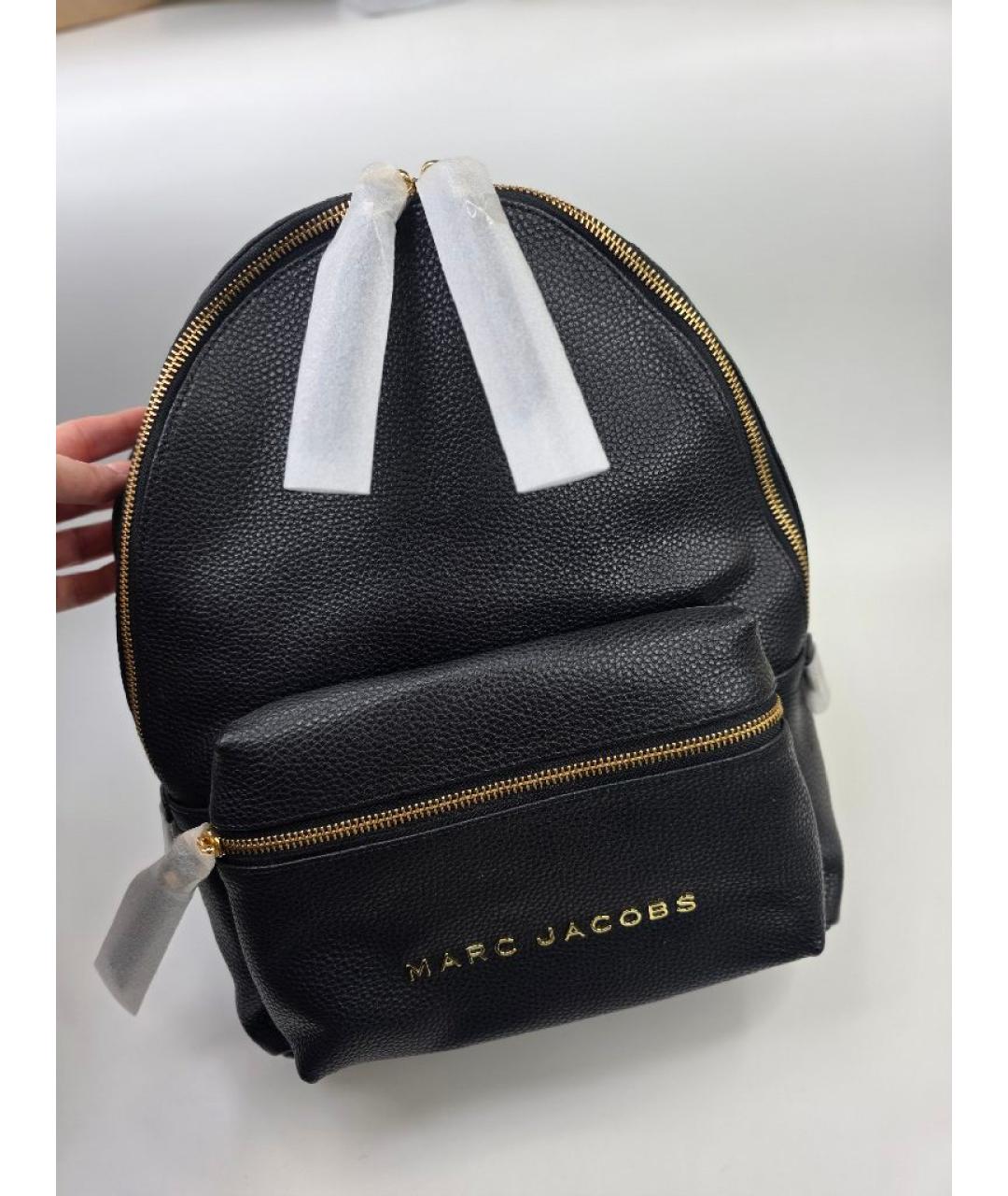 MARC JACOBS Черный кожаный рюкзак, фото 6