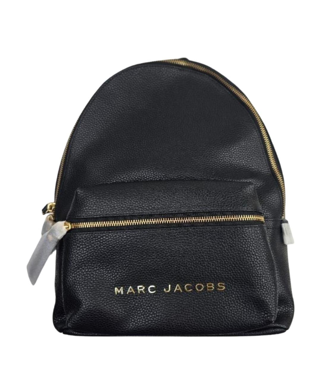 MARC JACOBS Черный кожаный рюкзак, фото 1