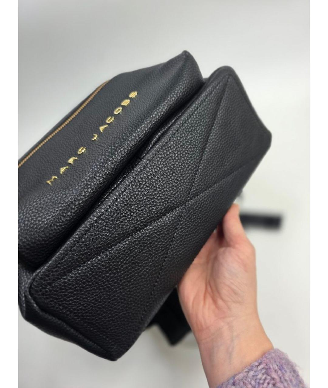 MARC JACOBS Черный кожаный рюкзак, фото 5