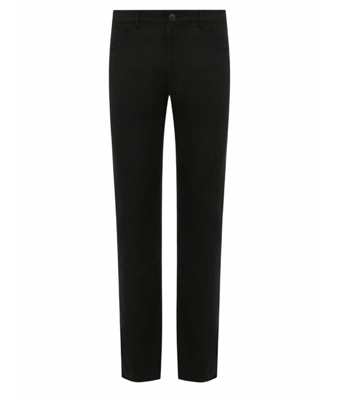 CANALI Бордовые шерстяные повседневные брюки, фото 1