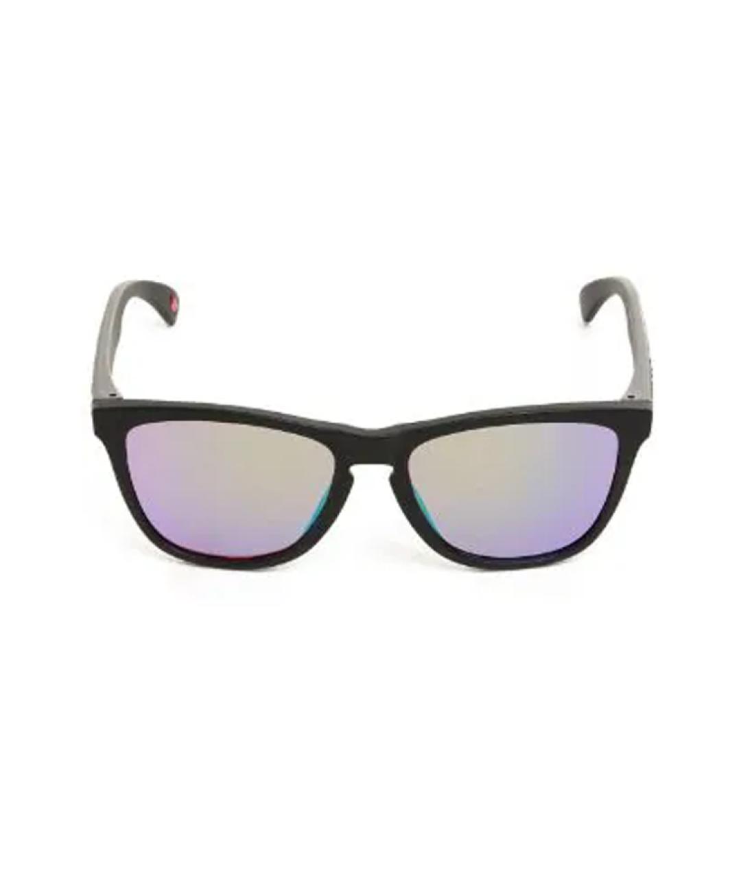 OAKLEY Черные пластиковые солнцезащитные очки, фото 1