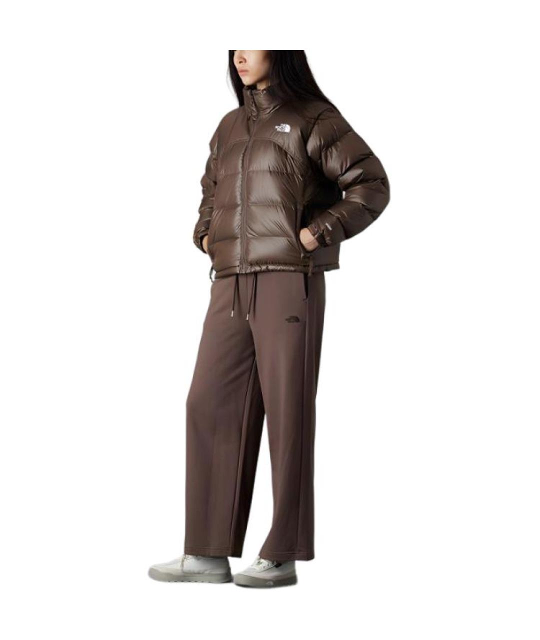 THE NORTH FACE Коричневый пуховик, фото 4