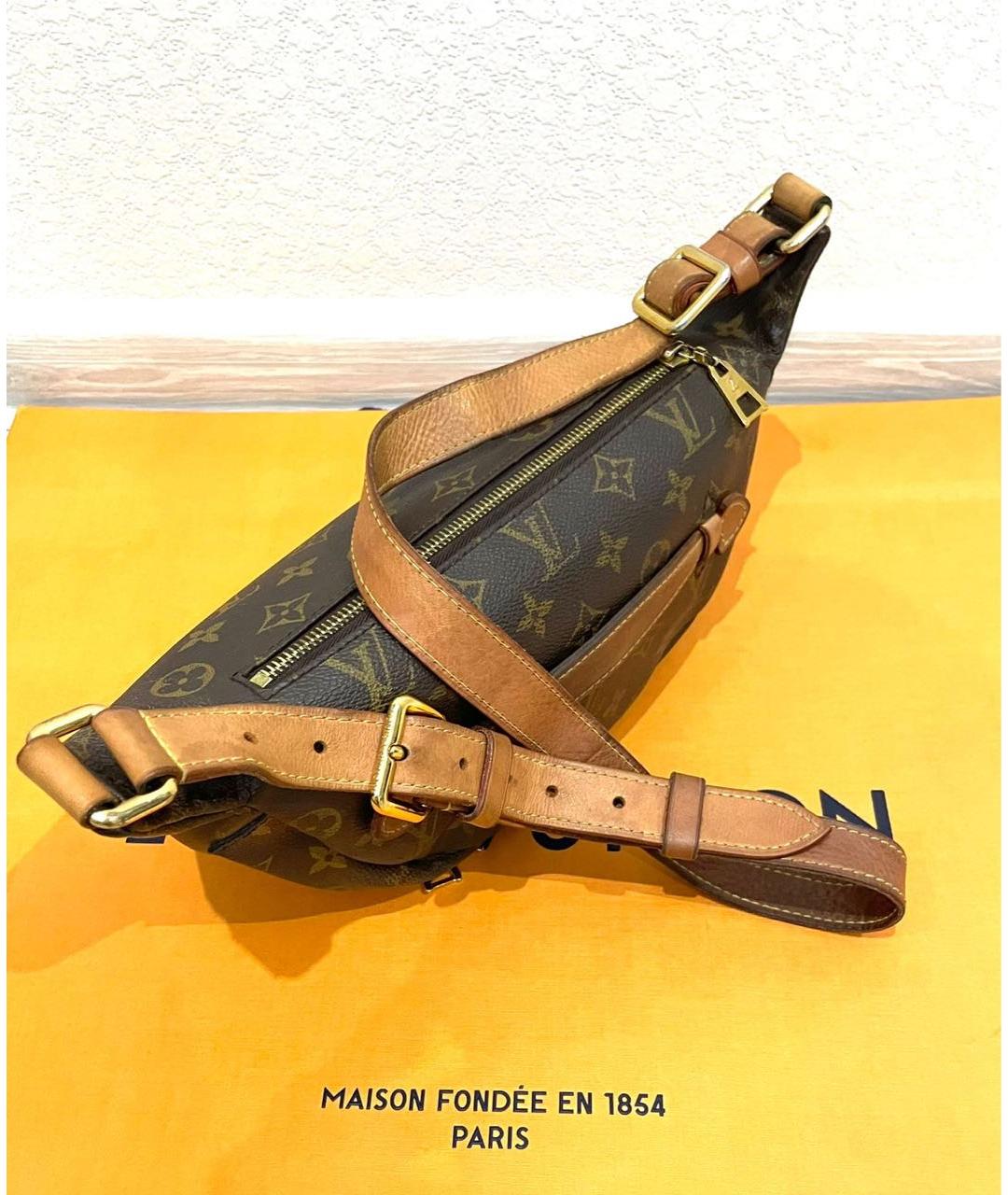 LOUIS VUITTON Коричневая сумка через плечо, фото 7