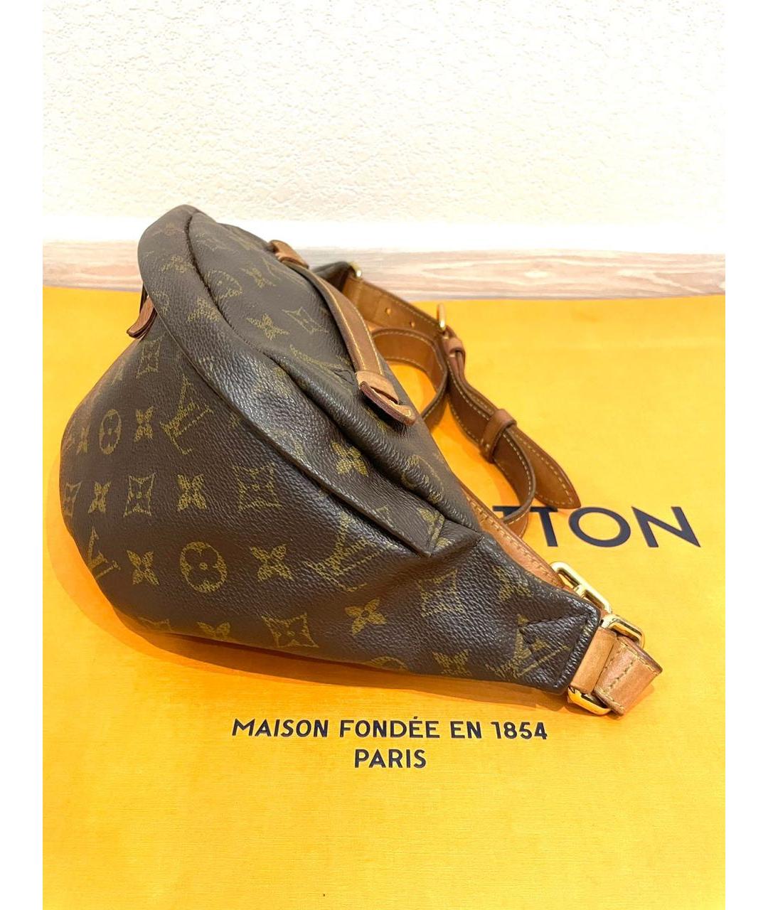 LOUIS VUITTON Коричневая сумка через плечо, фото 4