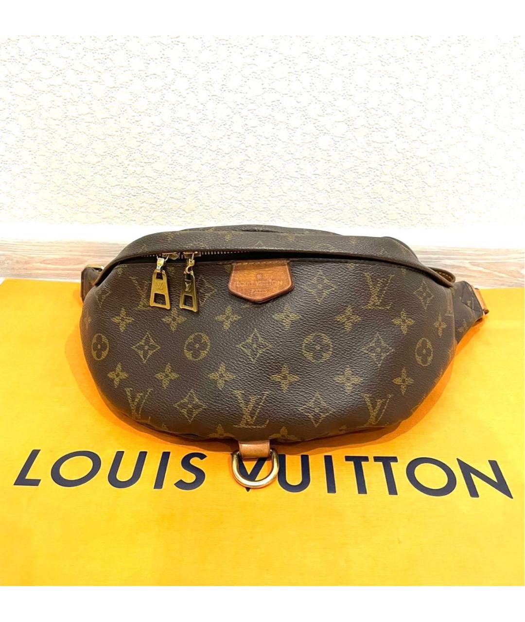 LOUIS VUITTON Коричневая сумка через плечо, фото 2