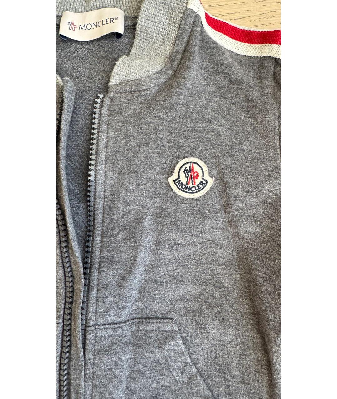 MONCLER Антрацитовый хлопковый комплект, фото 4