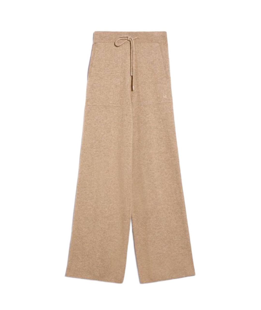 MAX MARA Бежевые прямые брюки, фото 9