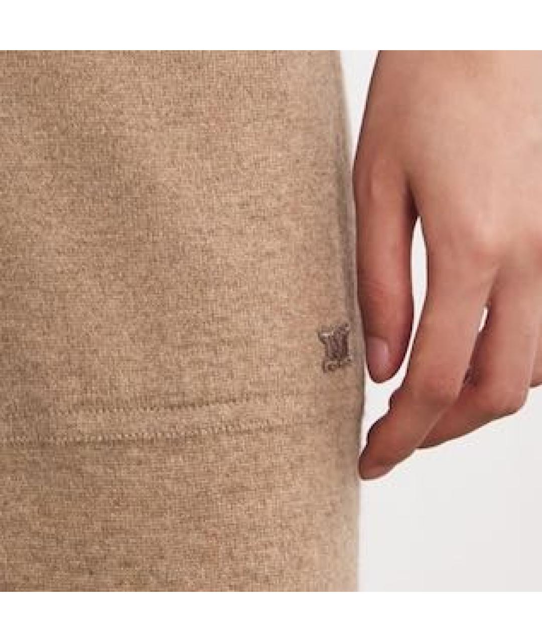 MAX MARA Бежевые прямые брюки, фото 8