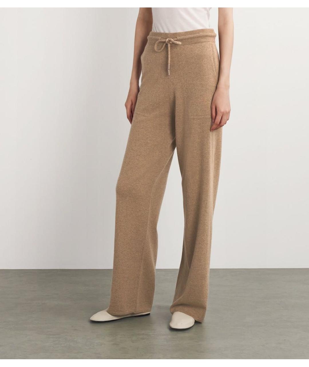 MAX MARA Бежевые прямые брюки, фото 3