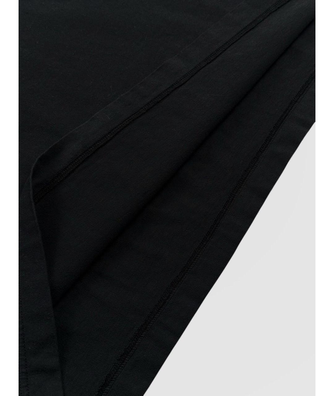 YEEZY Черная хлопковая футболка, фото 4