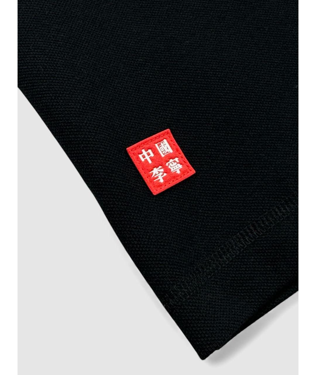 BILLIONAIRE BOYS CLUB Черное хлопковое поло с коротким рукавом, фото 4