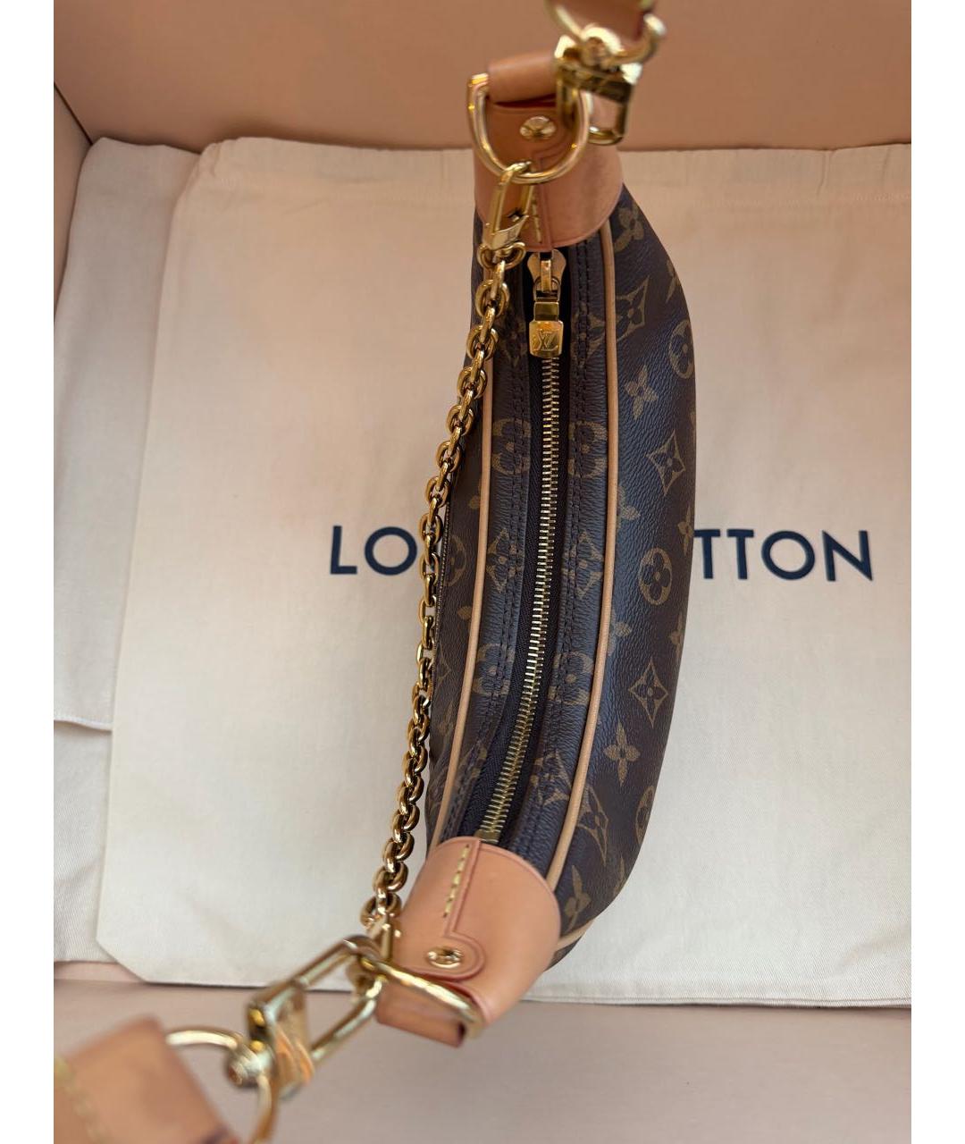 LOUIS VUITTON Коричневая сумка через плечо, фото 6