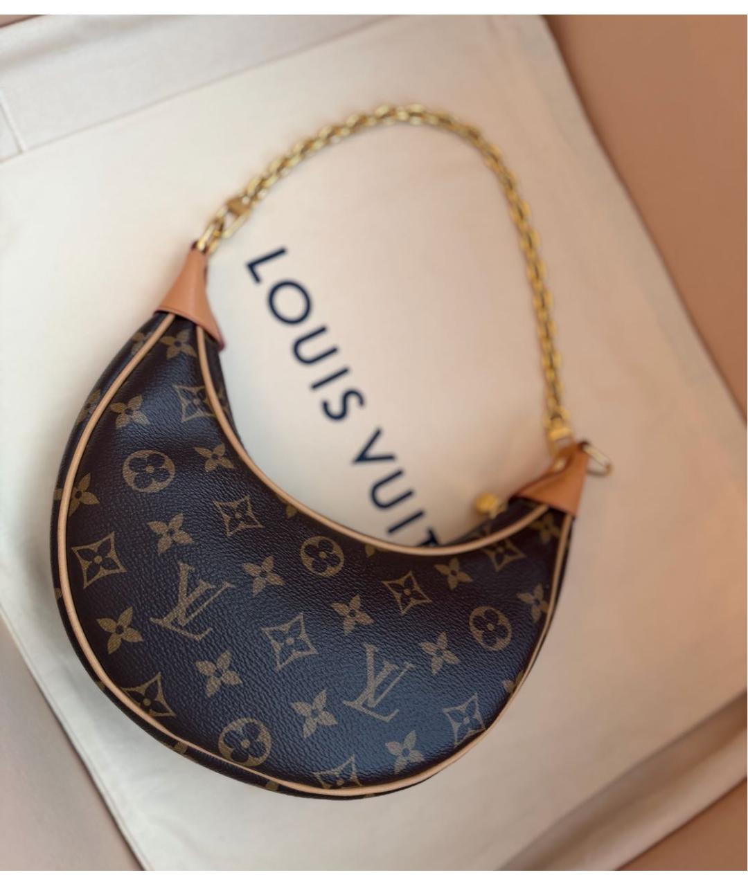 LOUIS VUITTON Коричневая сумка через плечо, фото 5