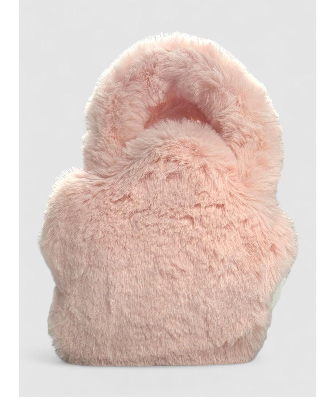 Labubu Розовая шерстяная сумка через плечо, фото 5