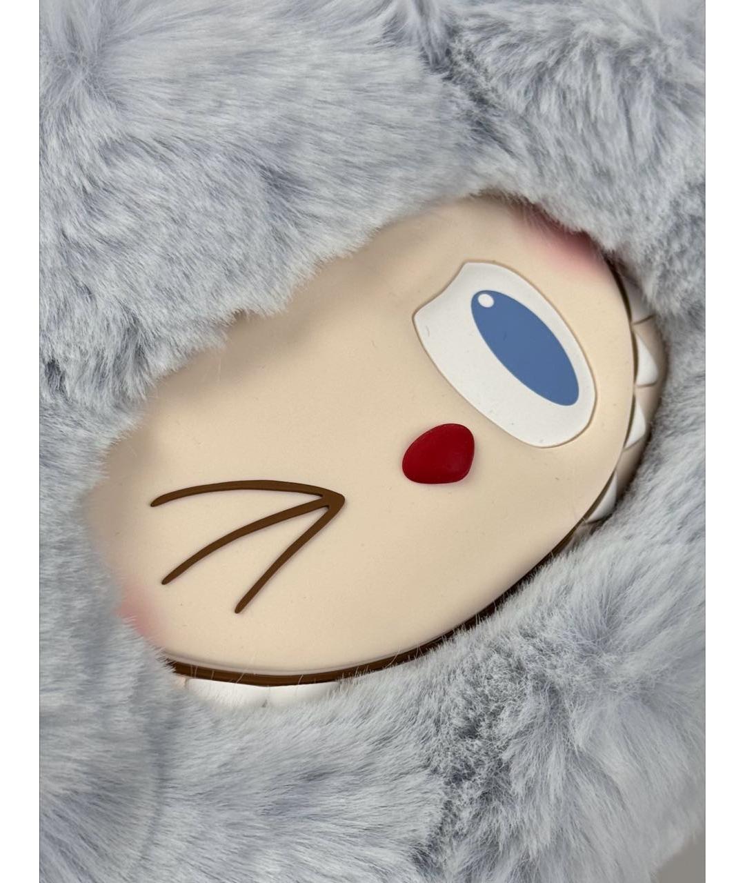 Labubu Голубая шерстяная сумка через плечо, фото 5