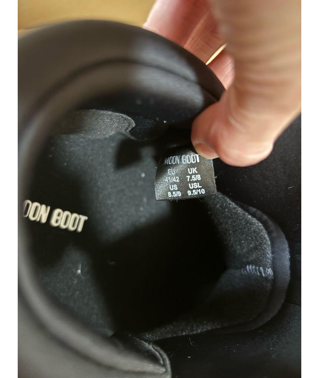 MOON BOOT Черные ботинки, фото 5