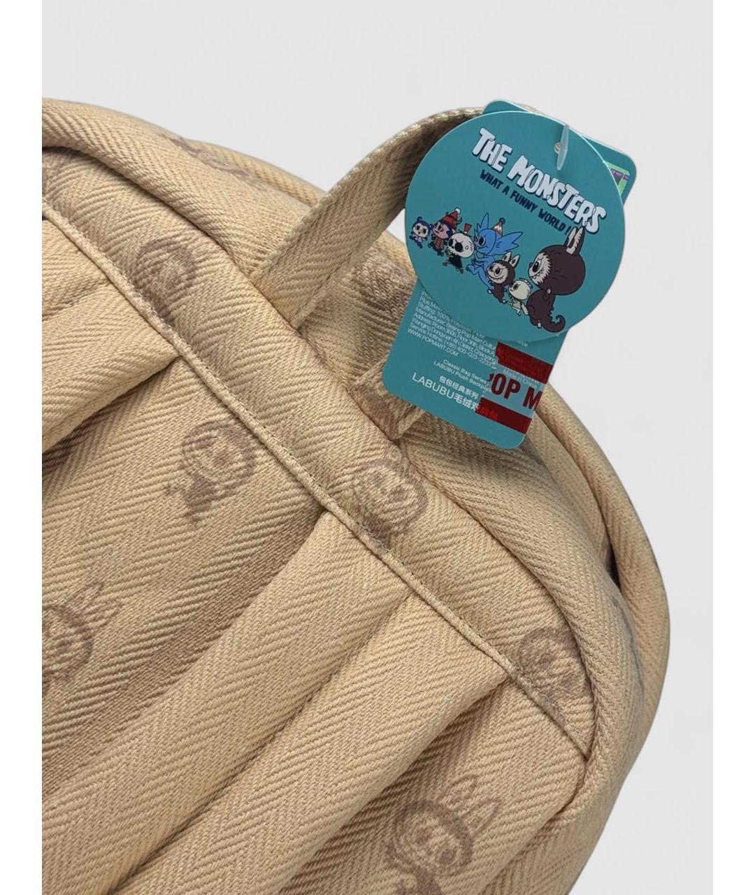 Labubu Коричневый тканевый рюкзак, фото 3