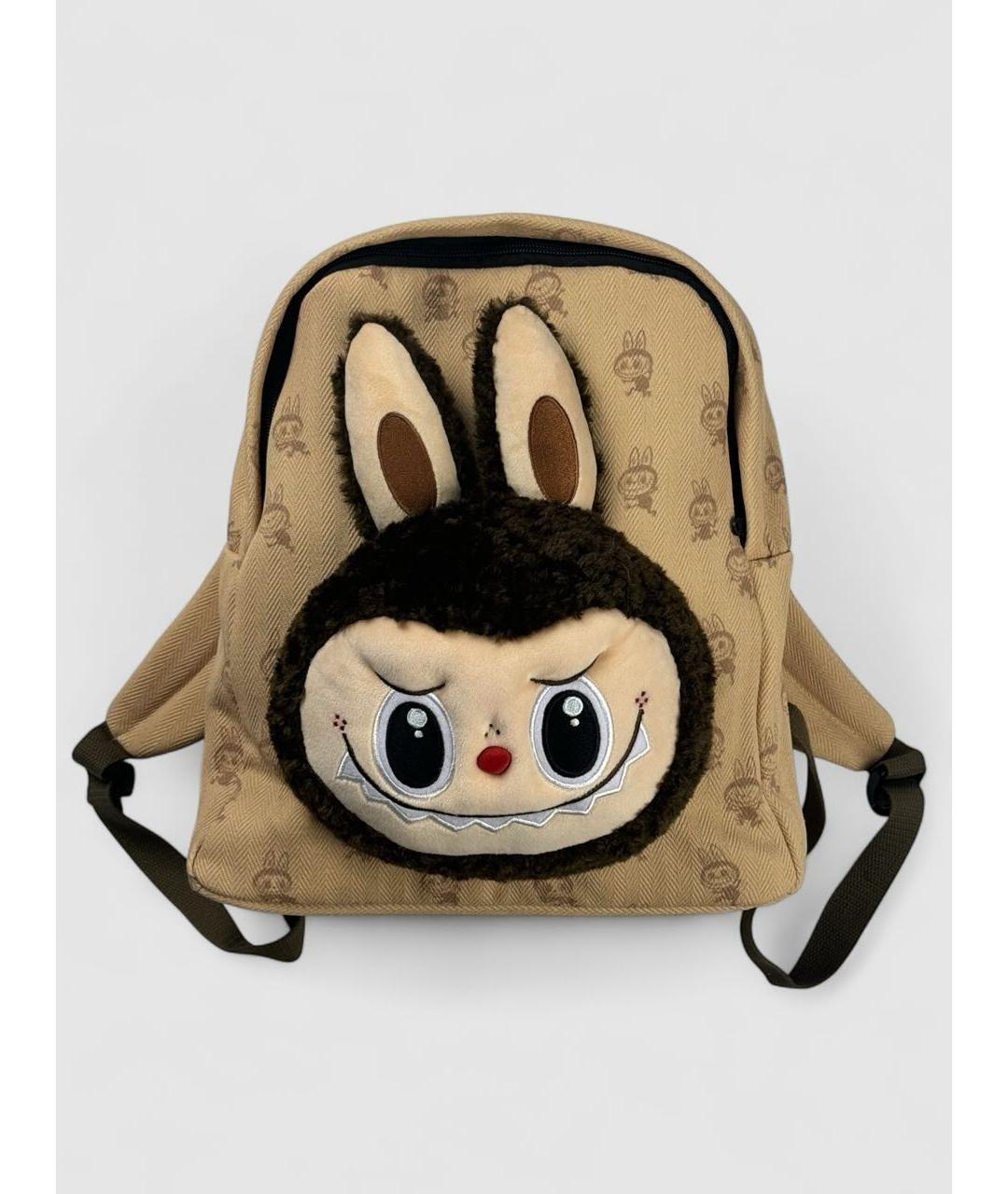 Labubu Коричневый тканевый рюкзак, фото 1