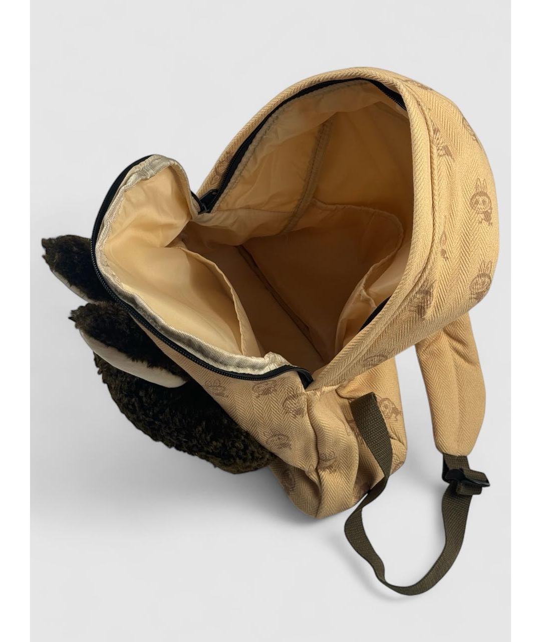 Labubu Коричневый тканевый рюкзак, фото 4