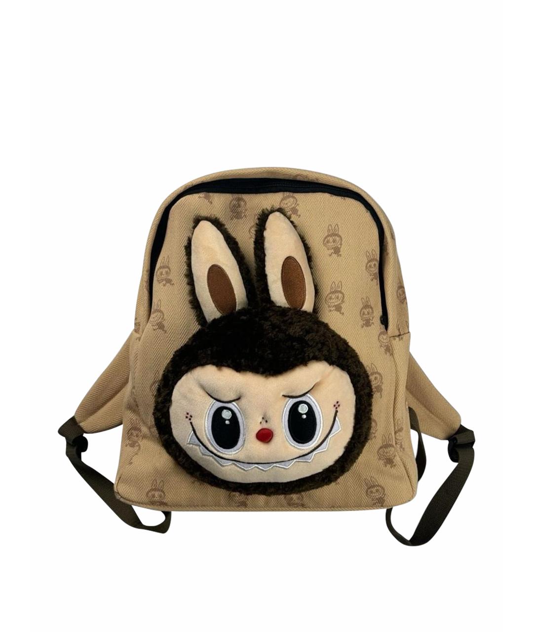 Labubu Коричневый тканевый рюкзак, фото 1