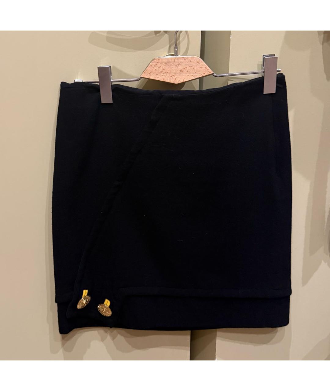 VERSACE Черная юбка мини, фото 9