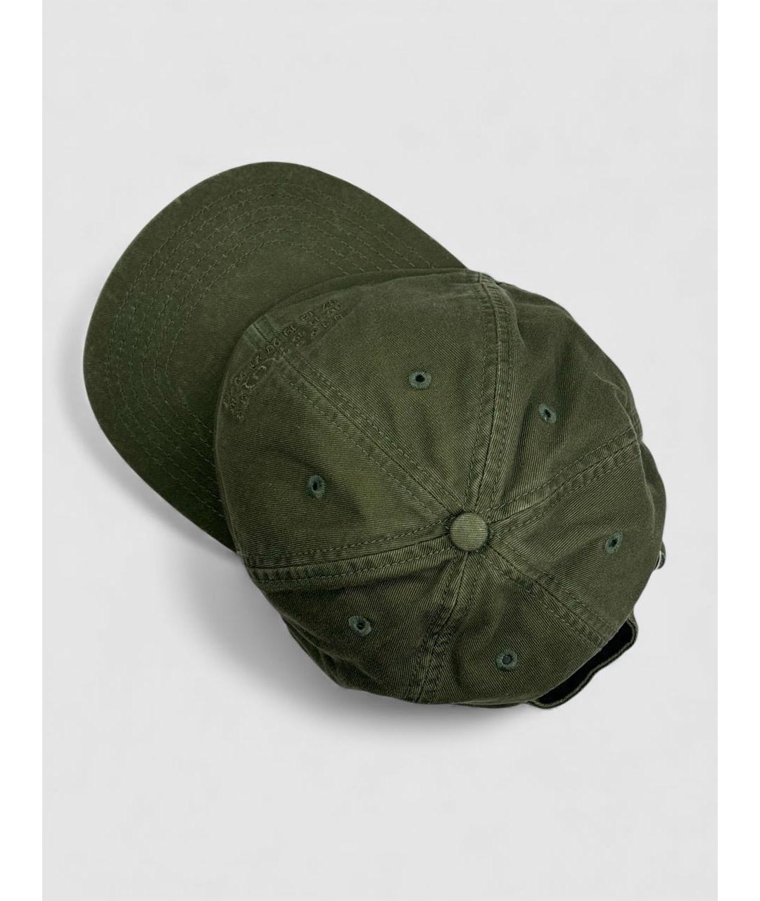 MM6 MAISON MARGIELA Хаки хлопковая кепка/бейсболка, фото 4