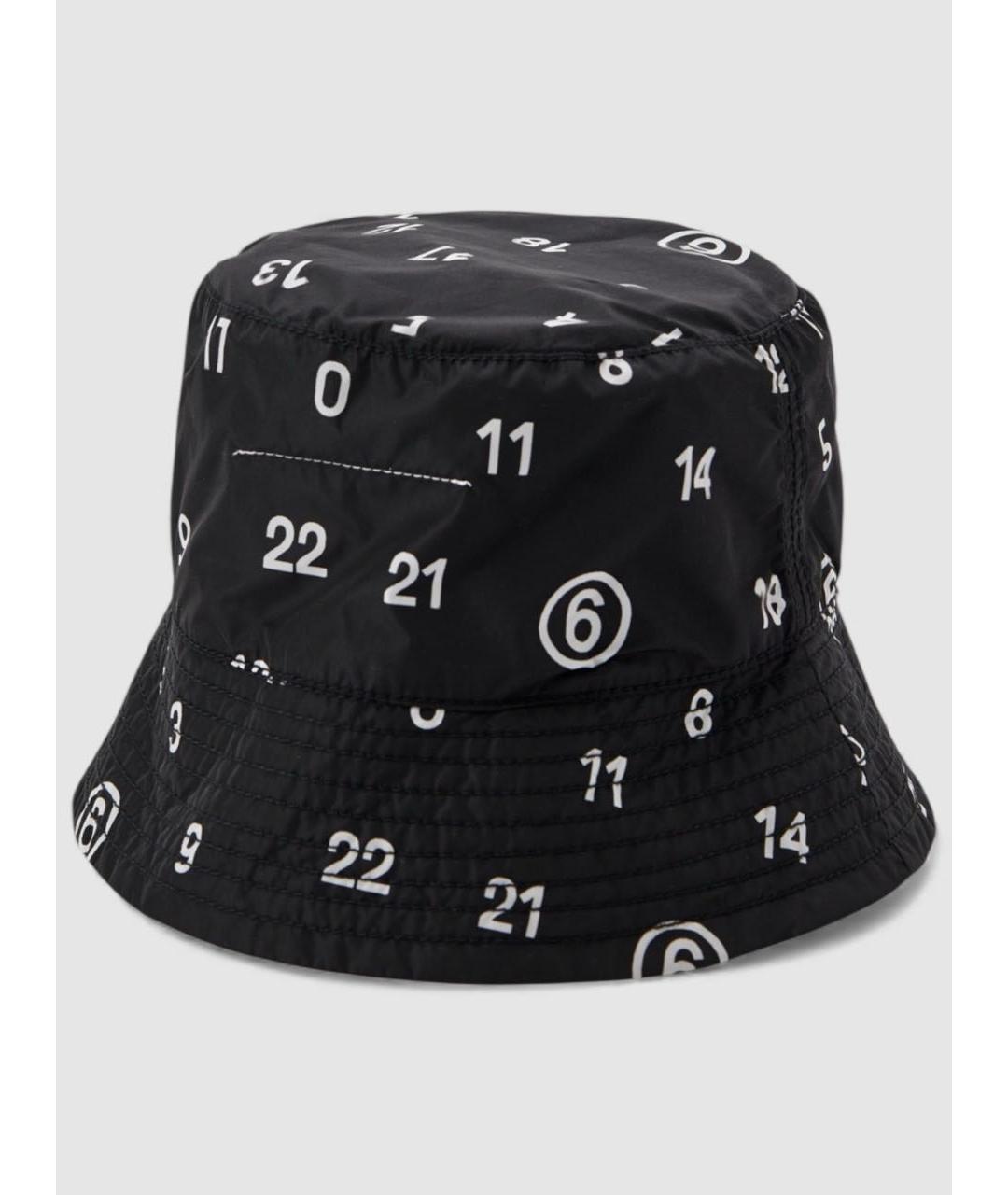 MM6 MAISON MARGIELA Черная хлопковая панама, фото 2