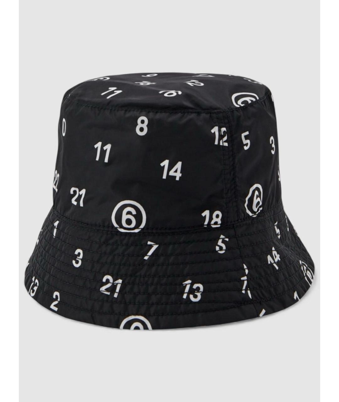 MM6 MAISON MARGIELA Черная хлопковая панама, фото 6