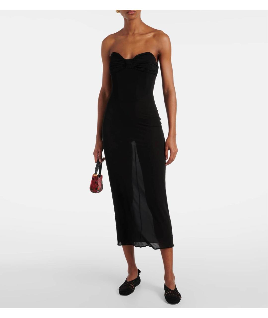 MAGDA BUTRYM Черные текстильные балетки, фото 2