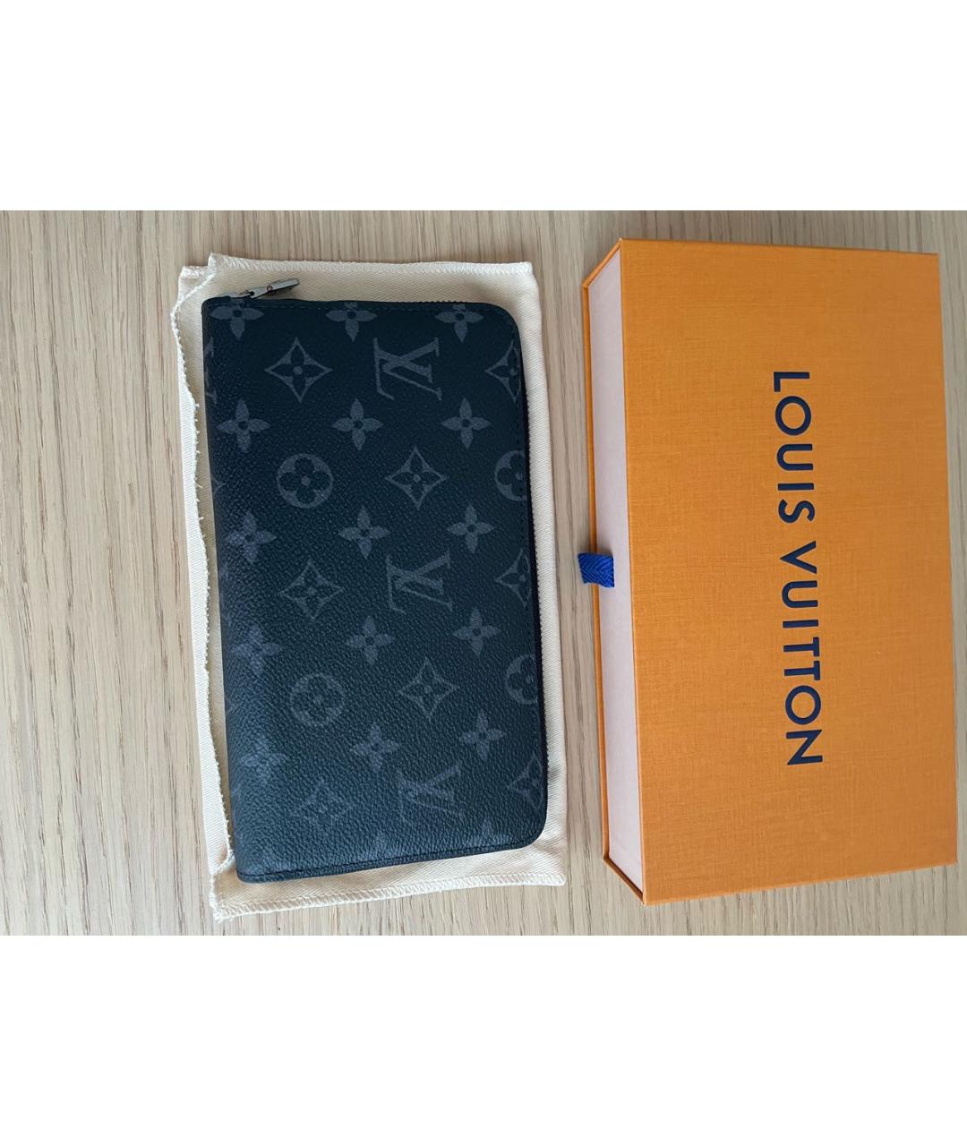 LOUIS VUITTON Черный кошелек, фото 2