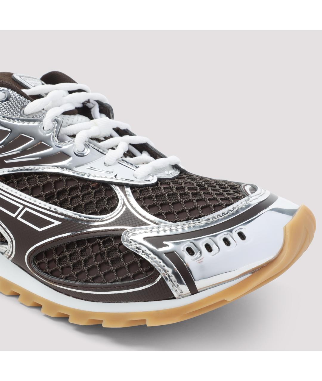 BOTTEGA VENETA Мульти синтетические низкие кроссовки / кеды, фото 4