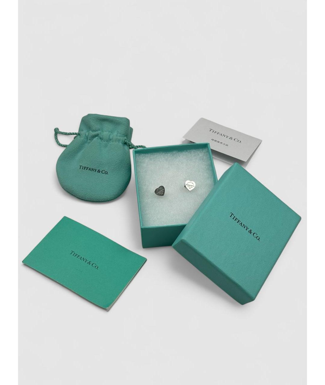 TIFFANY&CO Серебряные серебряные серьги, фото 2