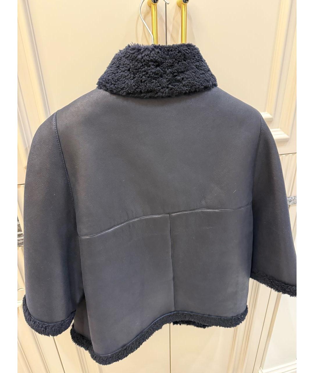 ETRO Черная кожаная дубленка, фото 4