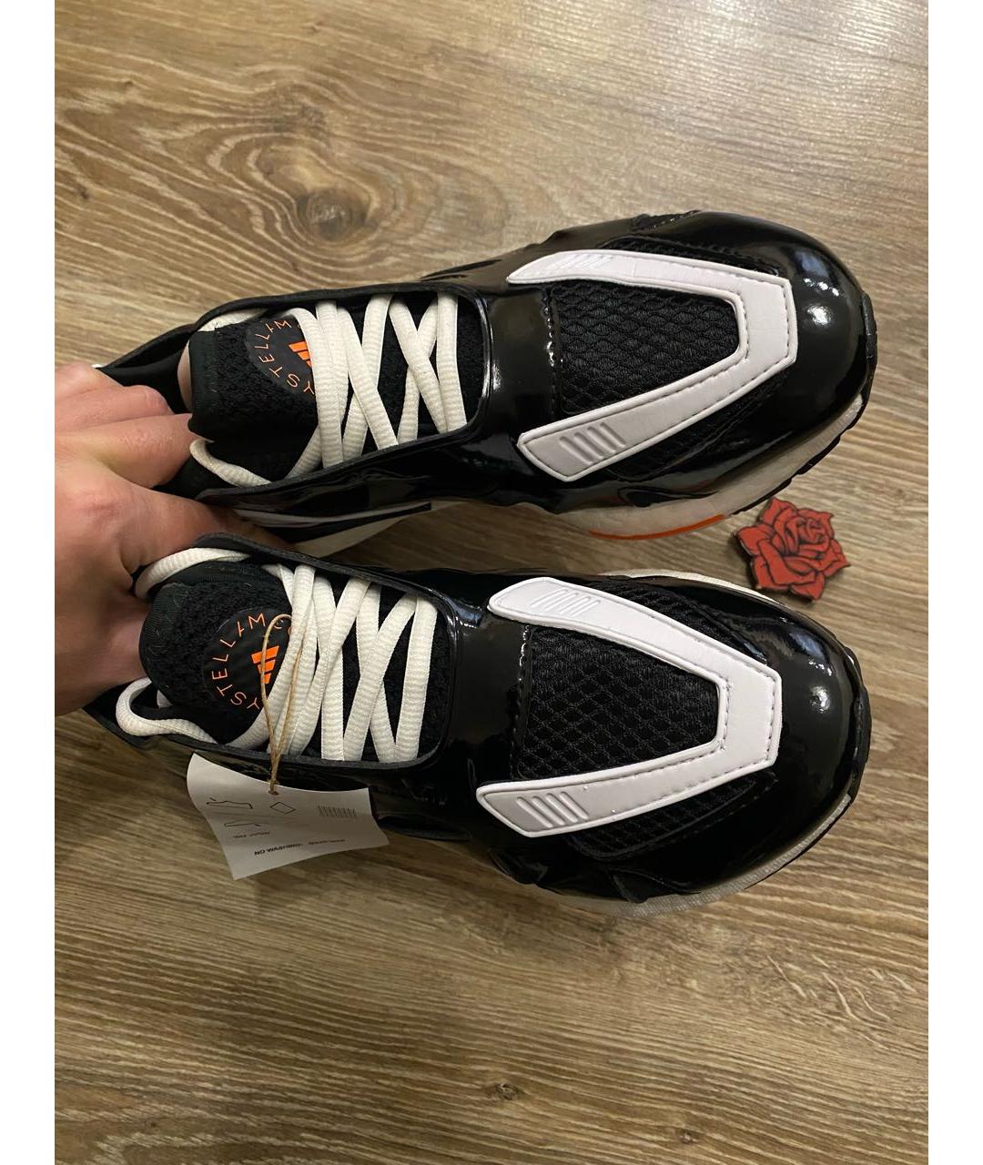 ADIDAS BY STELLA MCCARTNEY Черные текстильные кроссовки, фото 7