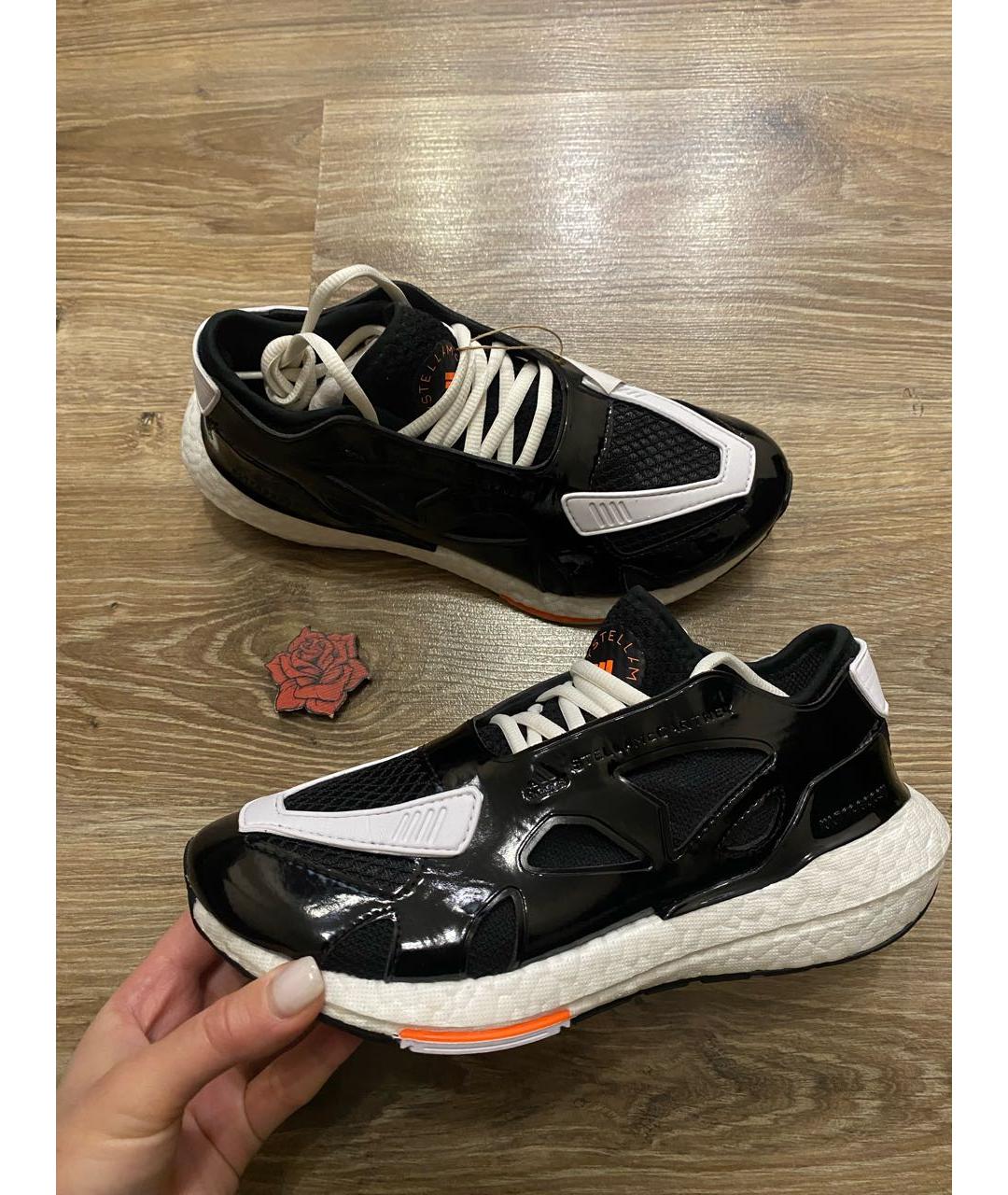 ADIDAS BY STELLA MCCARTNEY Черные текстильные кроссовки, фото 4