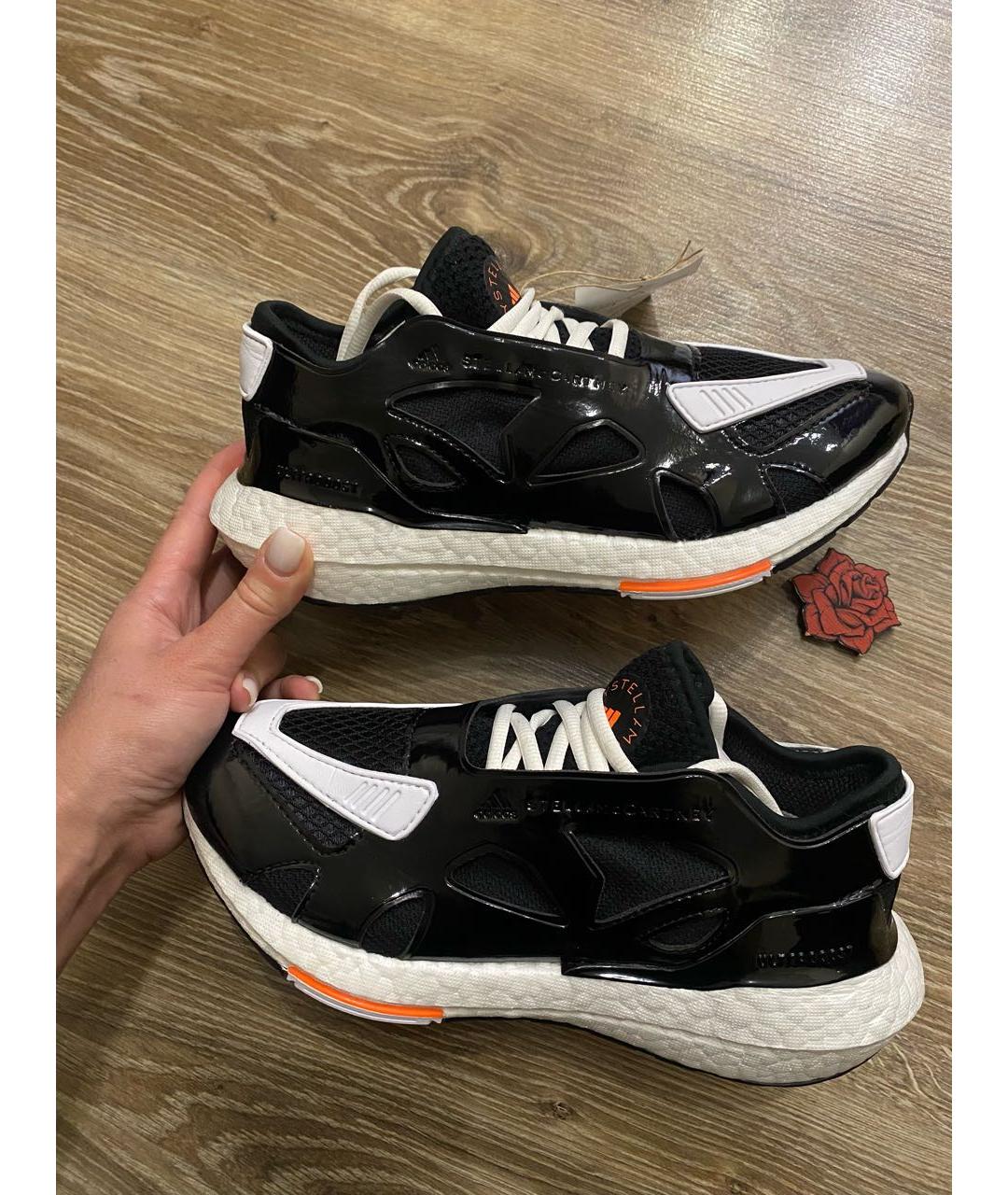 ADIDAS BY STELLA MCCARTNEY Черные текстильные кроссовки, фото 6