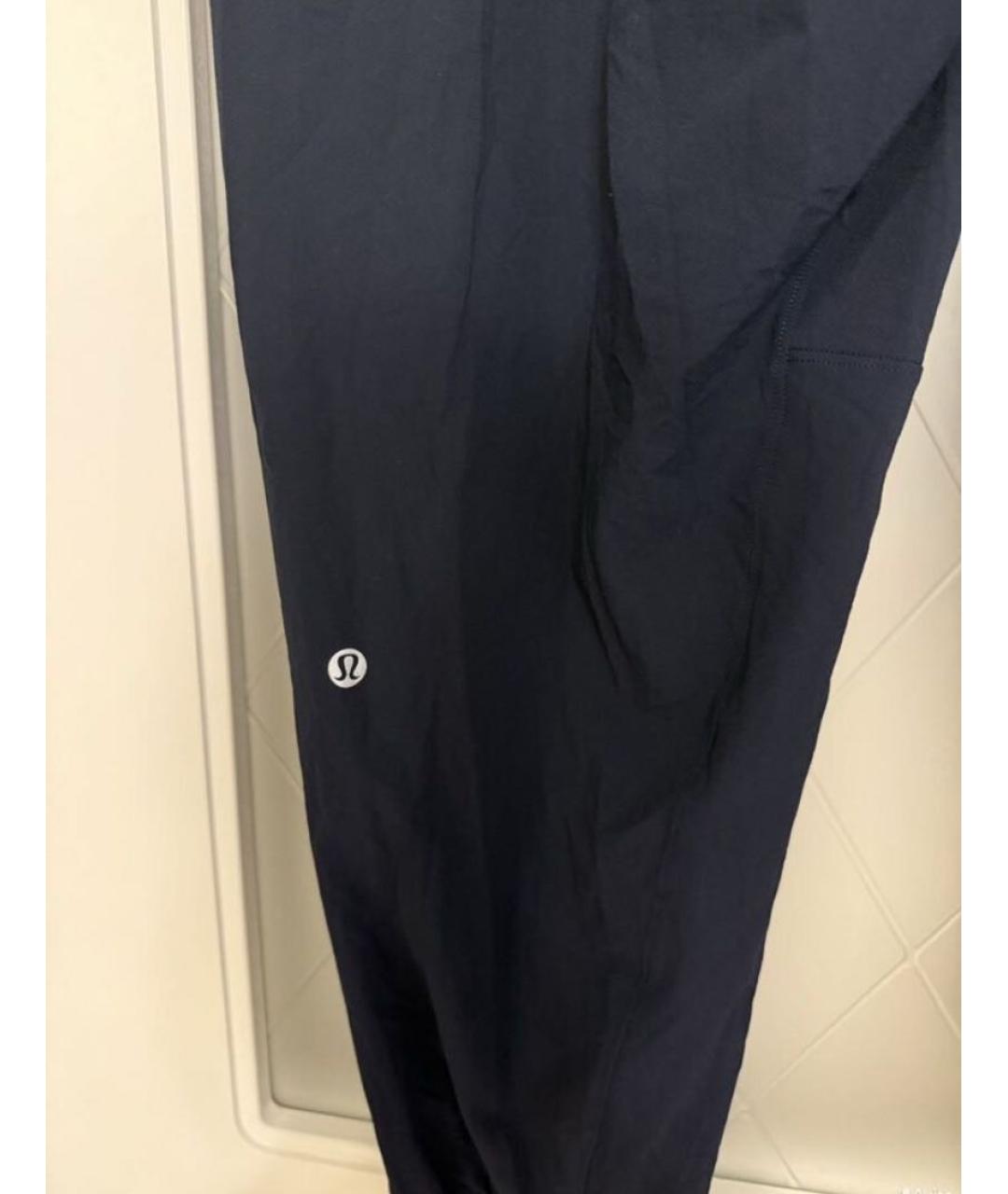 Lululemon Темно-синие полиэстеровые бриджи, фото 7