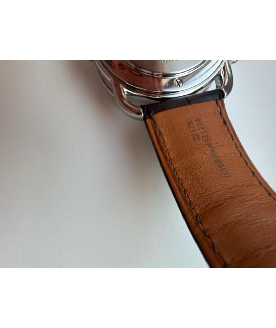 HERMES Серебряные серебряные часы, фото 6