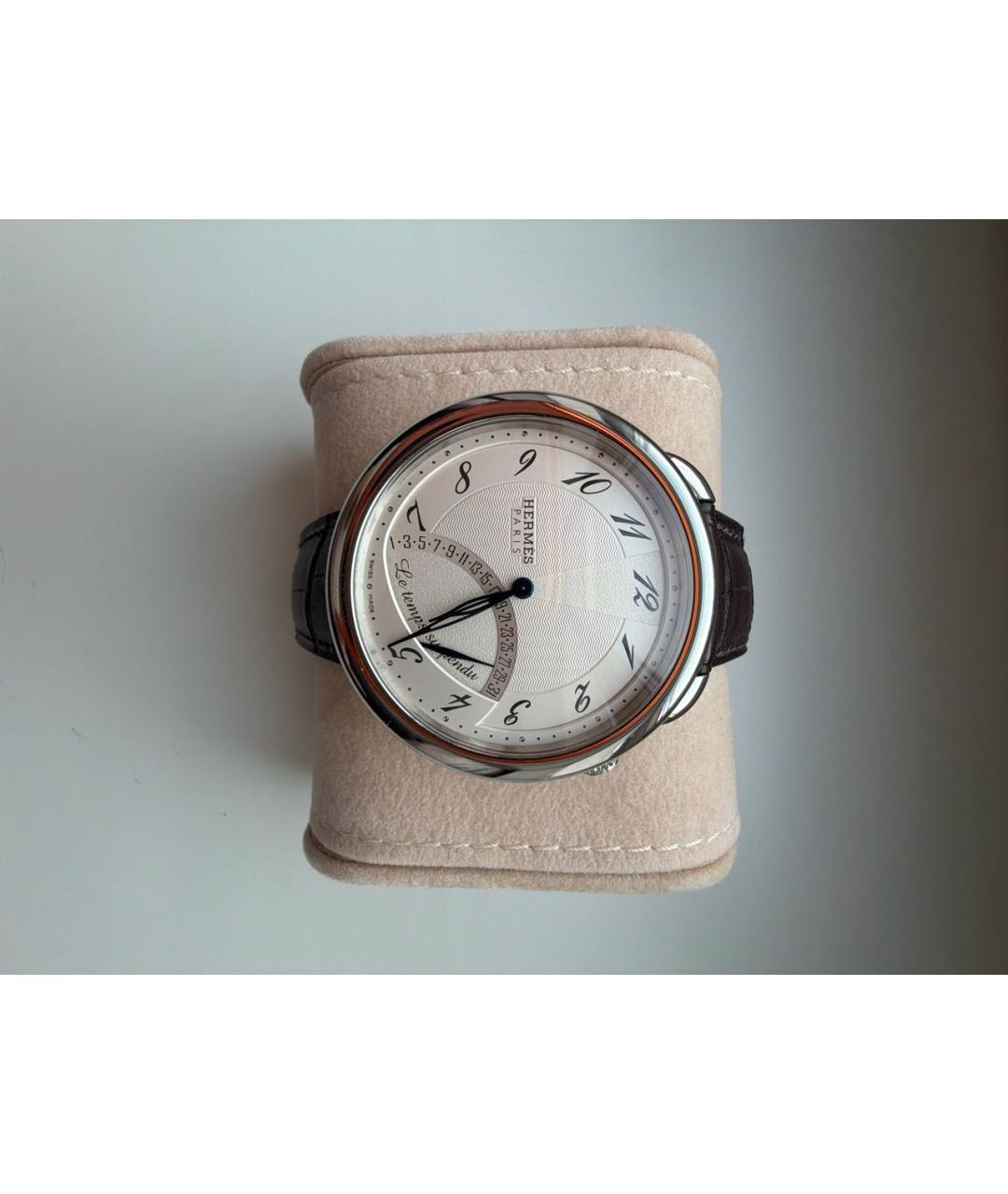 HERMES Серебряные серебряные часы, фото 2