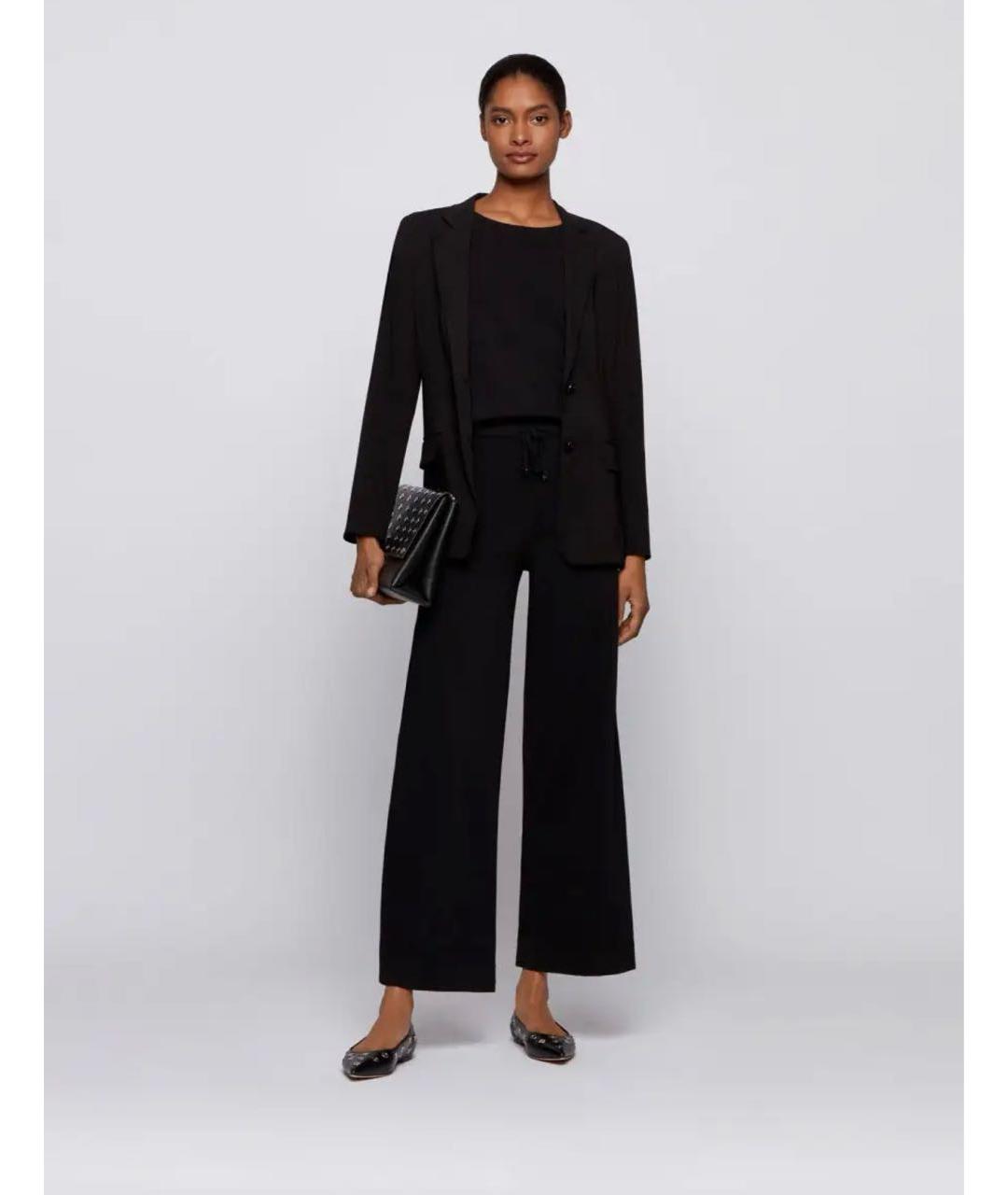 HUGO BOSS Черный вискозный комбинезон, фото 4