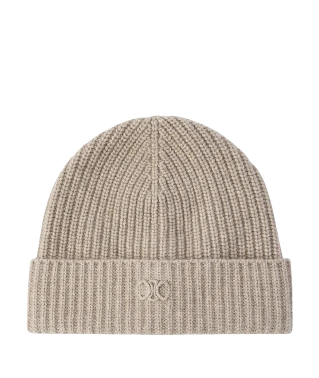 CELINE Бежевая шапка, фото 1