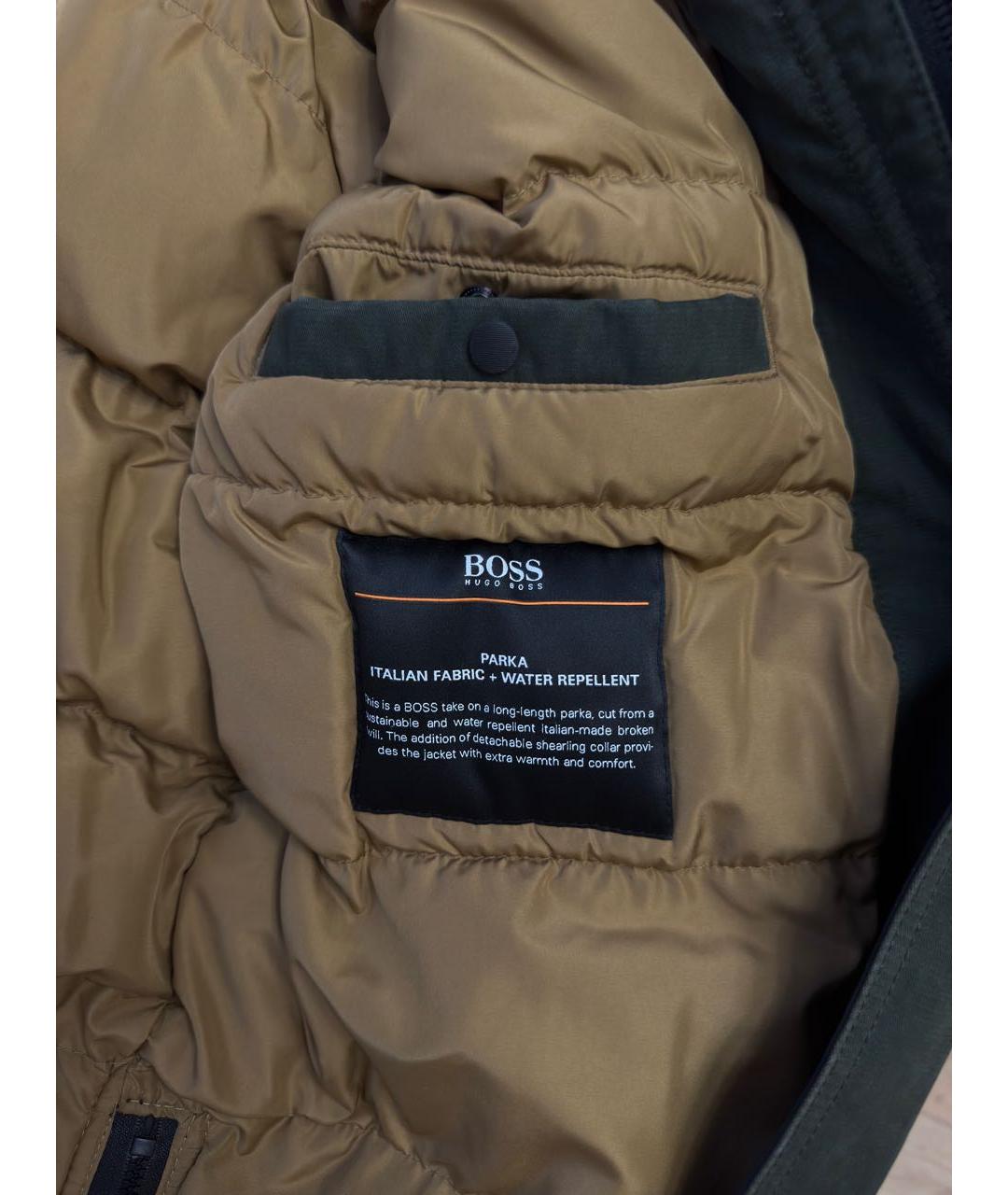 HUGO BOSS Хаки парка, фото 4