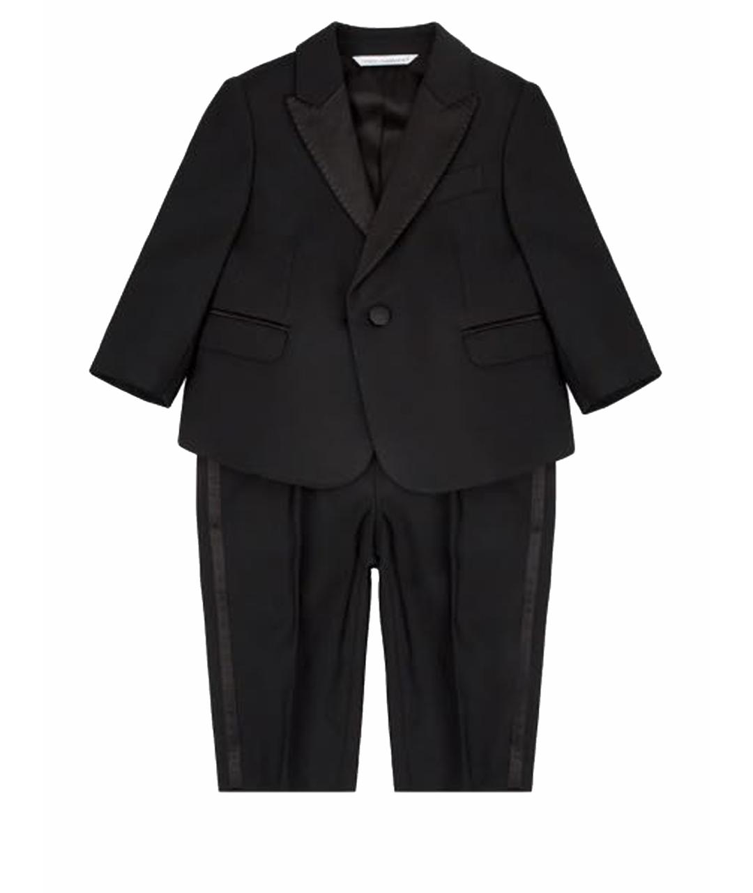 DOLCE&GABBANA Черный хлопковый комплект, фото 1