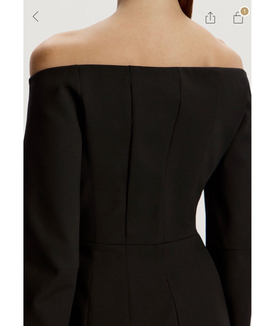 12 STOREEZ Черное вискозное вечернее платье, фото 4