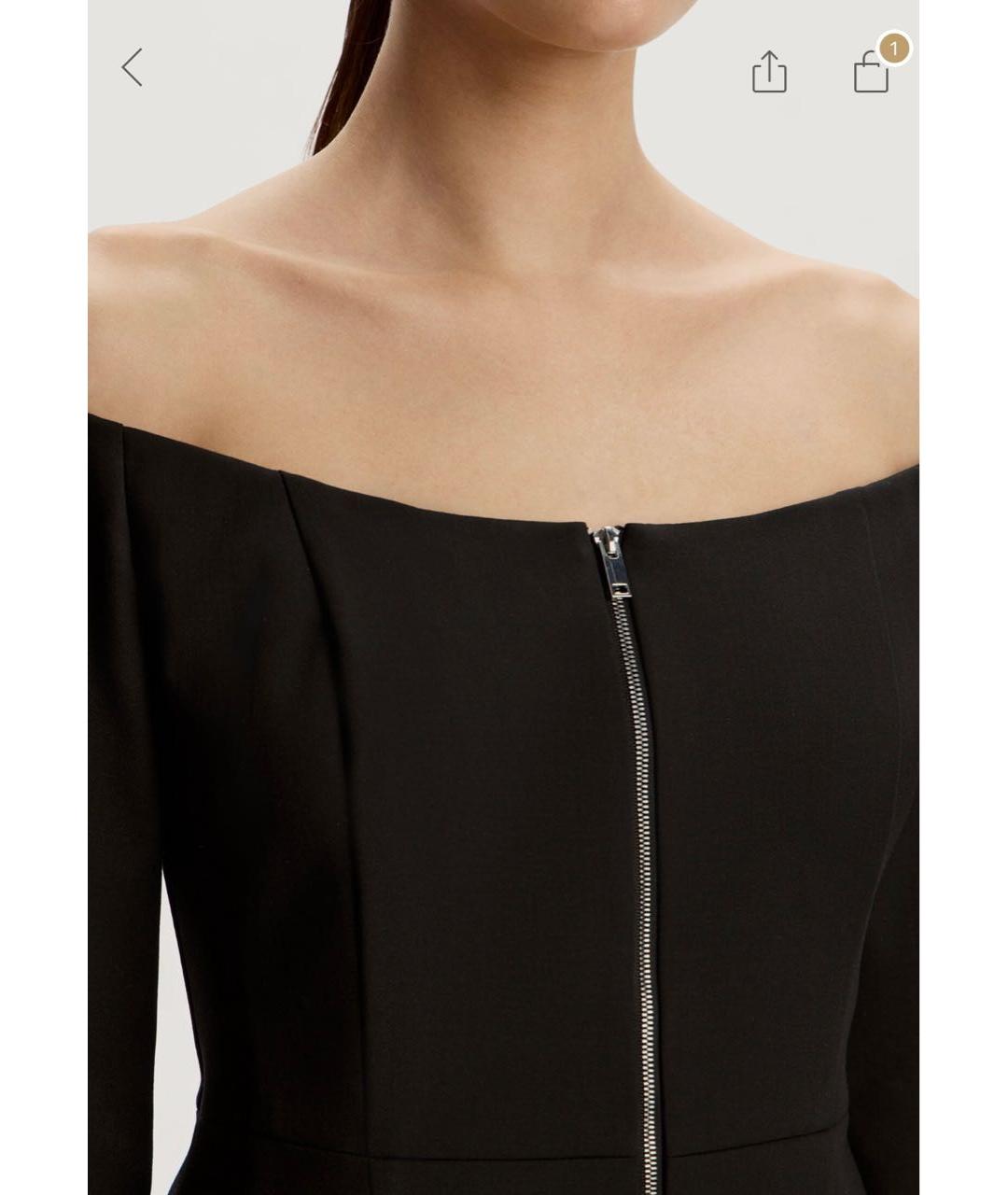 12 STOREEZ Черное вискозное вечернее платье, фото 3