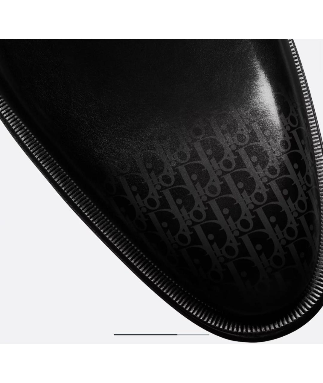 CHRISTIAN DIOR Черные кожаные туфли, фото 7