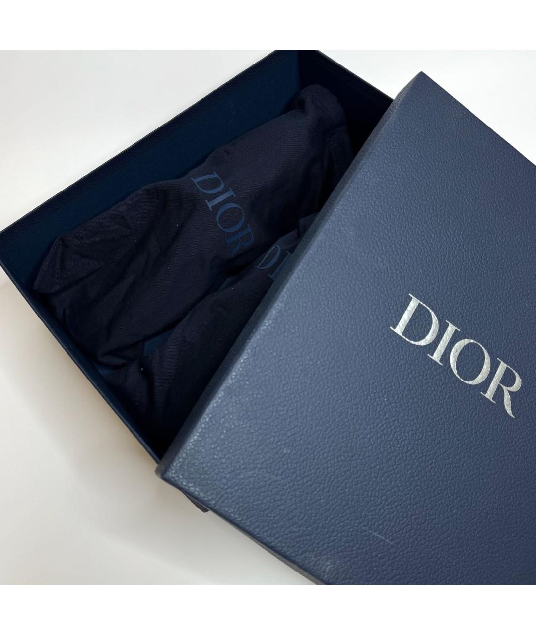 CHRISTIAN DIOR Черные кожаные туфли, фото 8