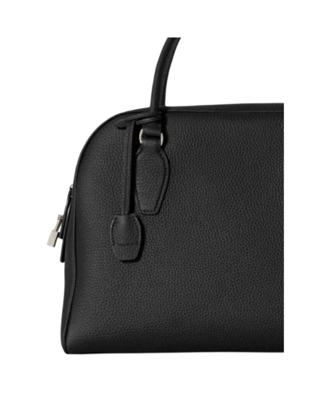 THE ROW Черная кожаная сумка тоут, фото 4