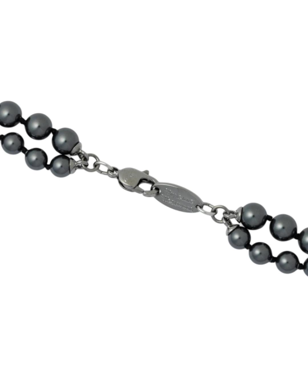 VIVIENNE WESTWOOD Черная цепочка/подвеска, фото 3