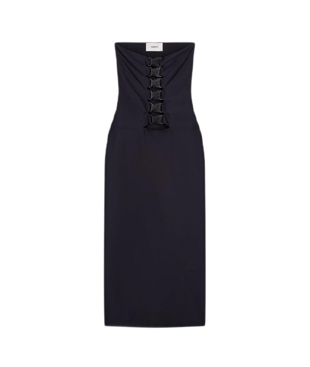 COPERNI Черное полиамидовое коктейльное платье, фото 1
